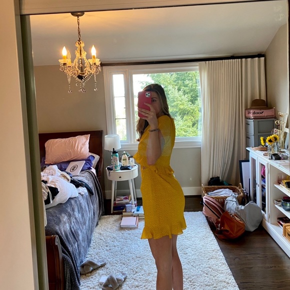 REVOLVE (superdown) Mercy Polka Dot Dress - Picture 4 of 6